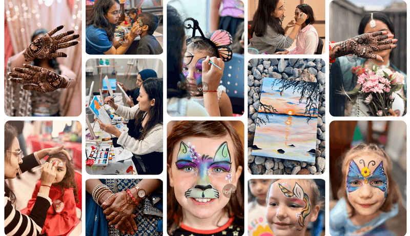 Nisha Art Illustration - Henna, Face Painting and Creative Event Services