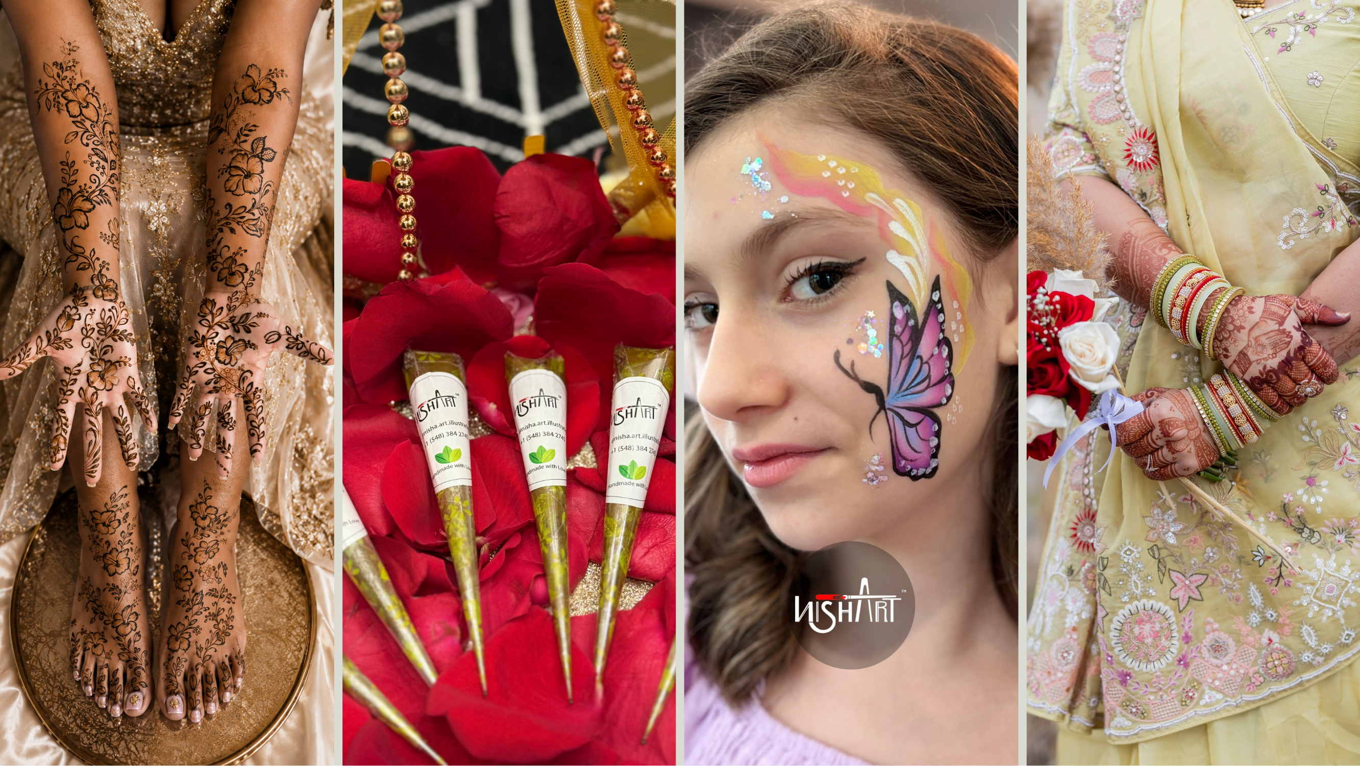 Nisha Art Illustration - Henna, Face Painting and Creative Event Services