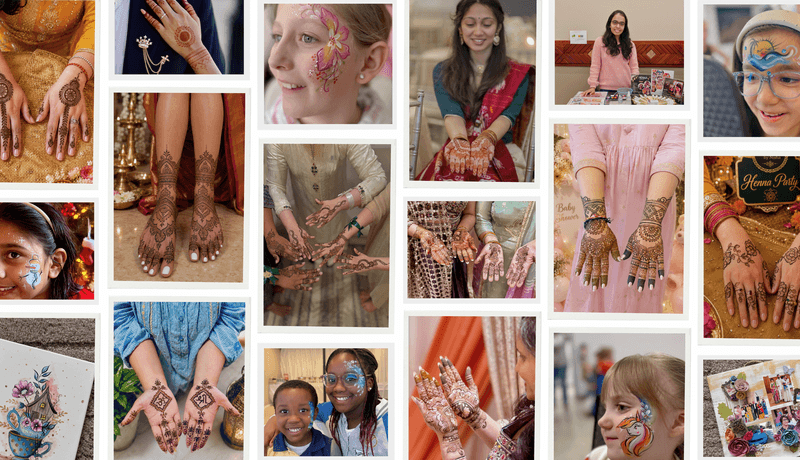 Nisha Art Illustration - Henna, Face Painting and Creative Event Services
