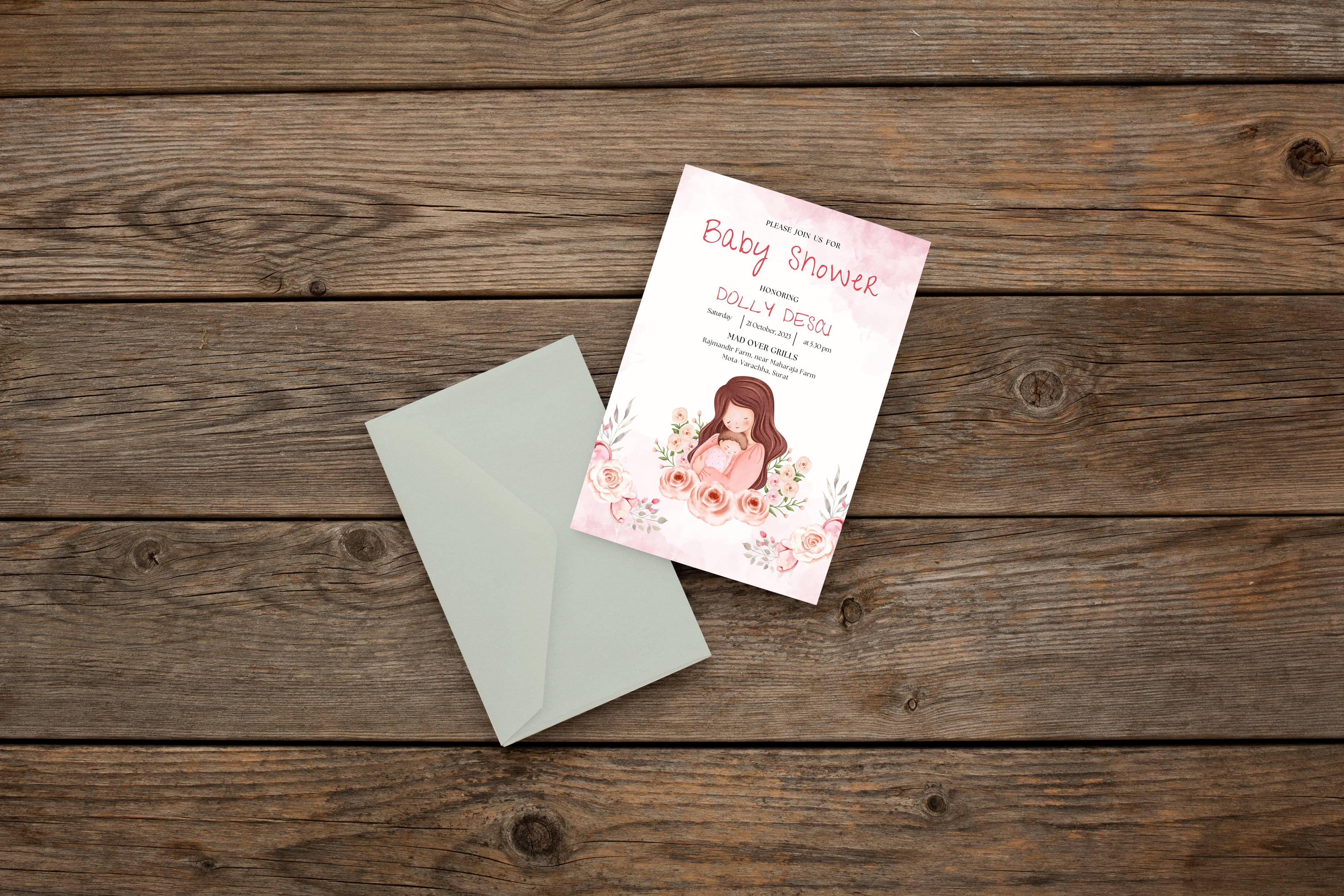 Baby shower Invitation Design That Stands Out